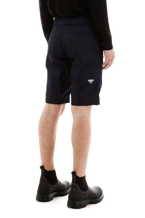 prada shorts men's nylon.